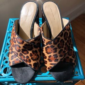 Ann Taylor Cheetah Sandals